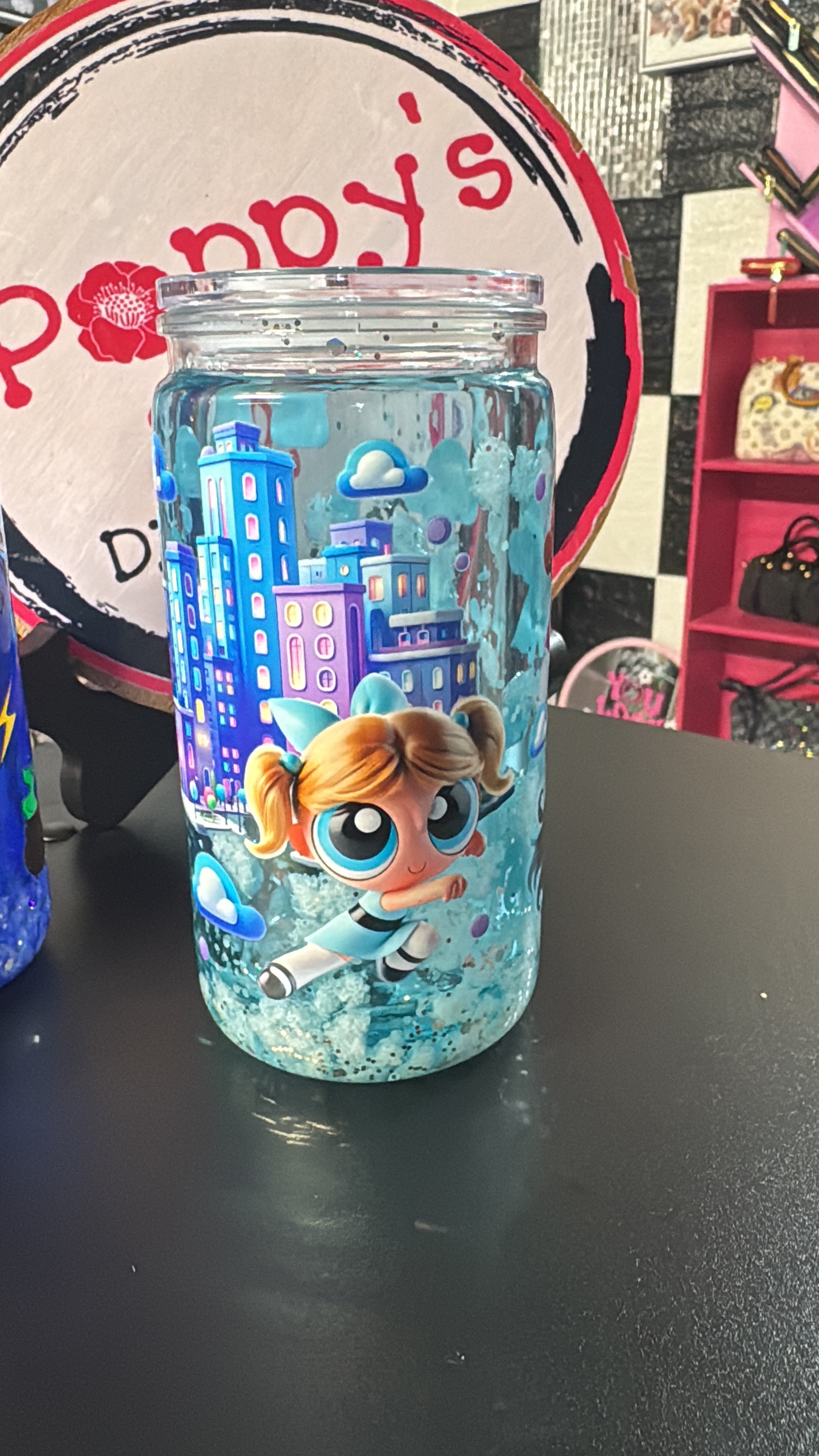 Snow globe tumbler